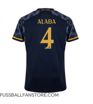 Real Madrid David Alaba #4 Replik Auswärtstrikot 2023-24 Kurzarm